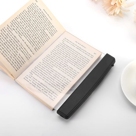 Lampe de lecture LED plate innovante, lampe de bureau portable protégeant les yeux, idéale pour la chambre à coucher et les voyages. Lumière blanche. (1/5)