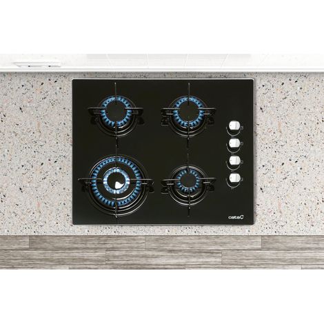 ENCIMERA CATA CIB6031BK 4F CRISTAL NEGRO (1/5)