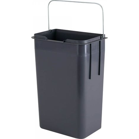 Hailo Inneneimer, Kunststoff, Schwarz, 9 Liter