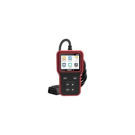 OBD2-Fahrzeugdiagnosegerät für verschiedene Marken – Liest und löscht Fehlercodes – OBDII/EOBD-kompatibel – 2,8-Zoll-Display – Erweiterte Funktionen (1/4)