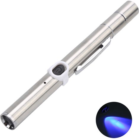 Lampe torche UV portable à lumière noire pour détecter les taches sèches d'urine de chien et de chat, les punaises de lit et autres punaises de lit. (1/5)
