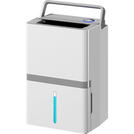 Déshumidificateur 35L/Jour 40-90㎡ Réservoir 5,5L Drainage continu Minuterie 24H