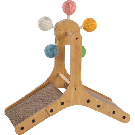 jeux à griffer Dolf Brun H 57.5 cm pour chat - Flamingo (1/3)