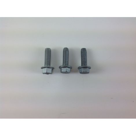 Satz mit 3 dreilappigen Schrauben 3/8X1"1/4 UNC zur Befestigung des Originalmotors STIGA Loncin