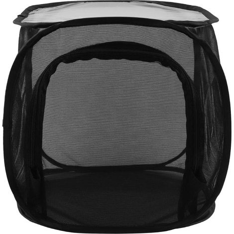 GARRYFIZH Cage d'élevage, filet en fil de polyester portable avec poignée supérieure, cage ventilée durable pour un usage quotidien (1/5)