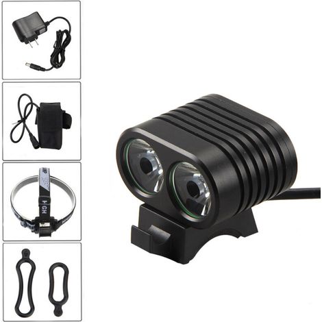 Lampe Frontale LED, Torche Frontale USB Rechargeable avec Détecteur de Mouvement,Camping, Lecture, Randonnée, Cyclisme (1/5)