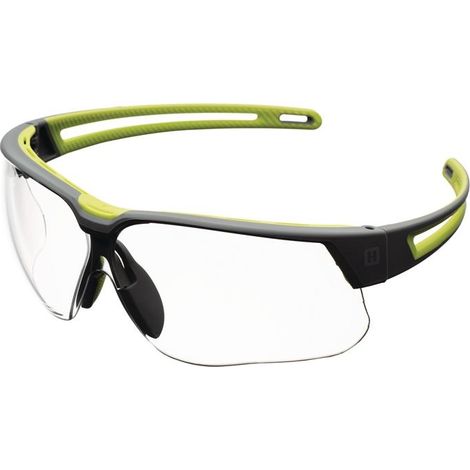 Schutzbrille Avatar Plus EN166,EN170,UKCA Bügel grau/grün,Scheibe klar (1/2)