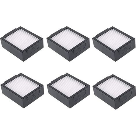 Paquete de 6 filtros de repuesto Ulisem para aspiradoras Roomba EI y J Series E5 E6 i7 i7+ i6 i6+ i3 (1/5)