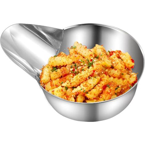 Louche de cuisine pour aliments - Pelle à friteuse en acier inoxydable pour (1/5)