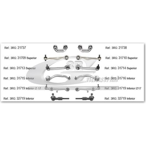 3RG 31774 KIT BRAZOS SUSPENSION DELANTERO IZQUIERDO & DERECHO