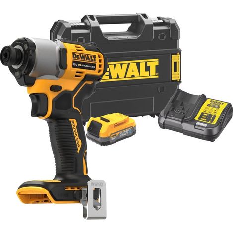 Dewalt DCF840E1T 18v XR Brushless Powerstack Impact Driver + 1 x Compact Battery (1/5)