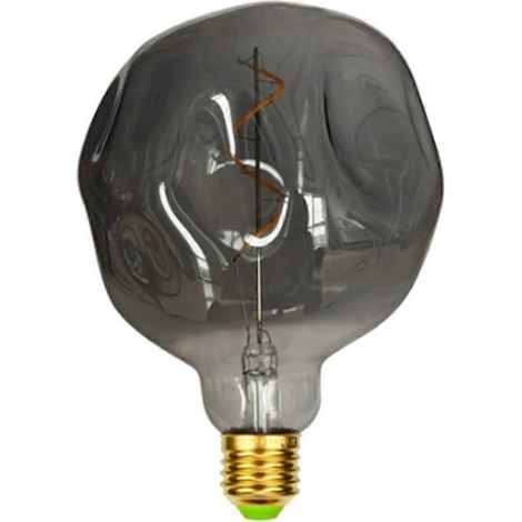 Ampoule LED vintage E27 4W 220V dimmable, forme spéciale grosse pierre, ampoule décorative pour festivals et événements, grise (1/5)