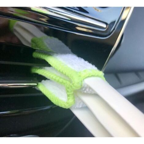 2pcs Car Brush Dust Brush Feather Duster Microfiber Car Interior Cleaner Air Vent Brush Brush, Fei Yu
