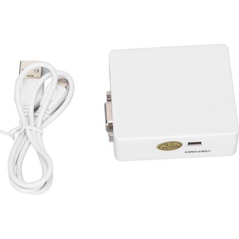 Convertisseur HDMI vers VGA Mini avec Audio 1080P pour PS3, Écran LED et Vidéoprojecteur (1/5)