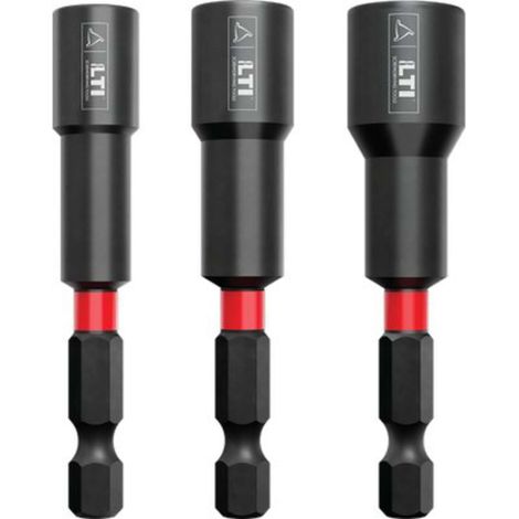INSERTI A BUSSOLA ESAGONALI X AVVIATORI KRINO - MAGNETICI MM8X65 + MM 10X65 + MM 13X65 CF=PZ 3 - 1 Confezione
