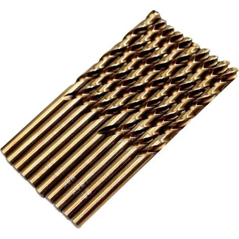 Punte da trapano per legno elicoidali in acciaio inossidabile – Set da 10 pezzi, diametro 7,5 mm, alta precisione e resistenza