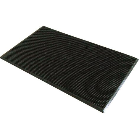 Zerbino Morbido Nero Cm 70 x 40