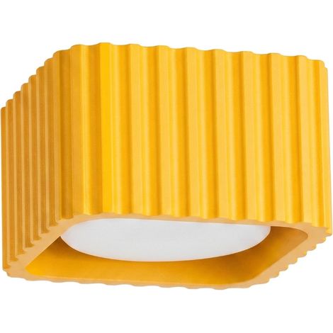 Deckenleuchte RIFF 1 gelb Aluminium 1xGx53 10cm Sollux (1/5)