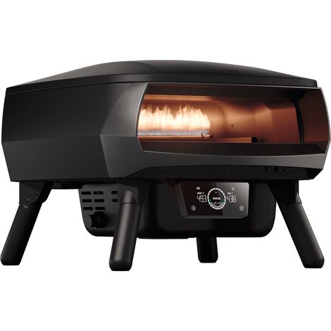 Witt Etna Rotante 13"" Control Gas Pizzaofen rotierend 2 Brenner 7,1 kW Matt Schwarz 100002426