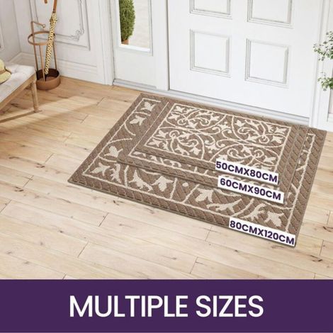Tapis D'entrée - 50 X 80 Cm - Absorbant Antidérapant - Pour Intérieur Et Extérieur - 1 Pièce (1/5)