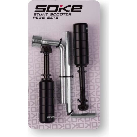 Repose pieds noirs pour scooter 2 pcs modele p1 outils