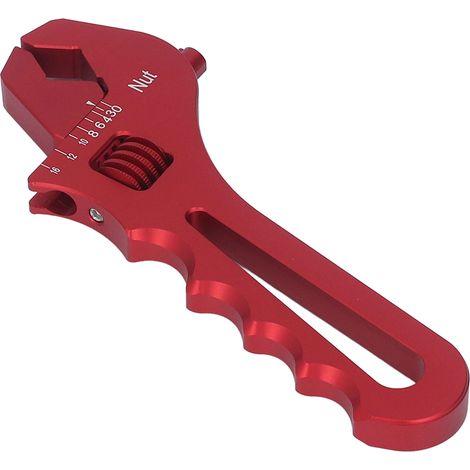 Clé de serrage AN3-AN16 réglable en aluminium léger pour adaptateur de tuyau rouge (1/5)