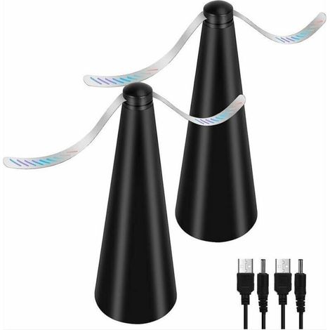 Lot de 2 Ventilateurs Anti-Mouche YOYO - Répulsifs Anti-moustiques sans Utiliser de Produits Chimiques - Pour éloigner les mouches et les insectes de la nourriture - Pour Camping Salle à Manger Jardin (1/5)