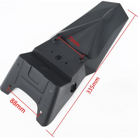 Pièces universelles pour la modification des motos tout-terrain, des vélos électriques, des motos sportives et des scooters par l'ajout de garde-boue arrière et de réflecteurs. (1/4)
