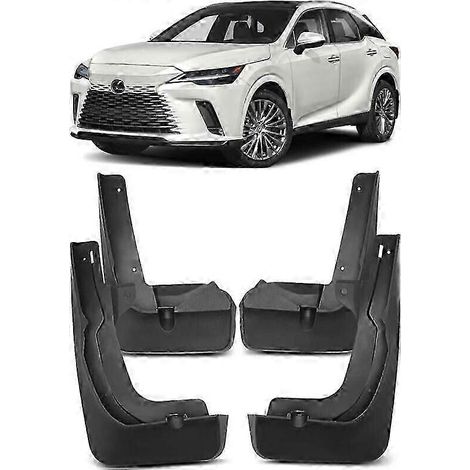 Ensemble de bavettes garde-boue neuves et authentiques pour Lexus RX RX350 350h RX500h (2023-2025).