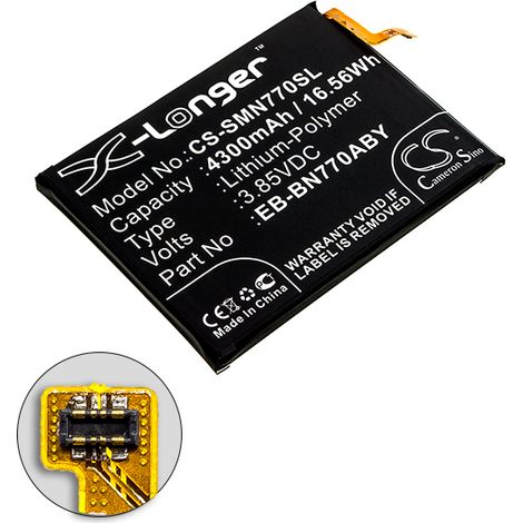 NX - Batterie téléphone, smartphone, GSM pour Samsung 3.85V 4300mAh - EB-BN770ABY