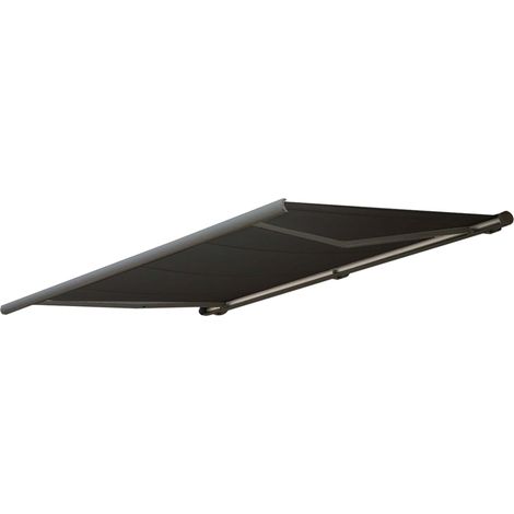 [NUNCA USADO] Funda de recambio para toldo T124, cofre completo Funda de recambio protección solar 5x3m, Acrílico antracita