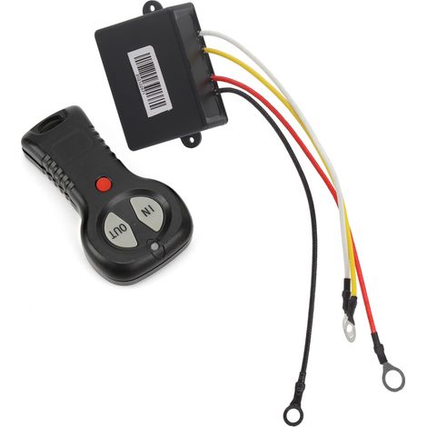 Ensemble de télécommande sans fil électrique à interrupteur unique pour treuil 12 V, remplacement robuste pour camion (1/5)