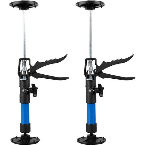 Poteau de support pour cric d'armoire, tige de support télescopique réglable de 48 à 114 cm, charge maximale 40 kg, support pour armoire (1/5)