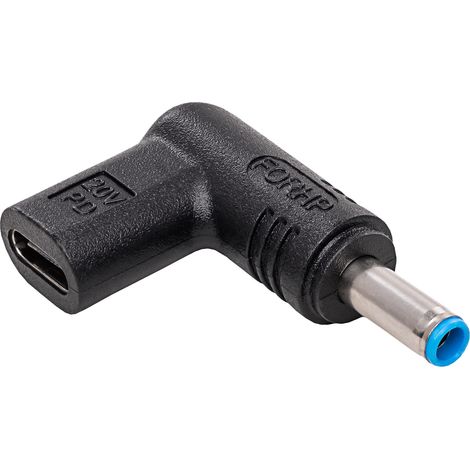 USB-C / 4,5 x 3,0 mm Adapter für HP/Asus AK-ND-C09 Power Delivery 100W Laptop (1/3)