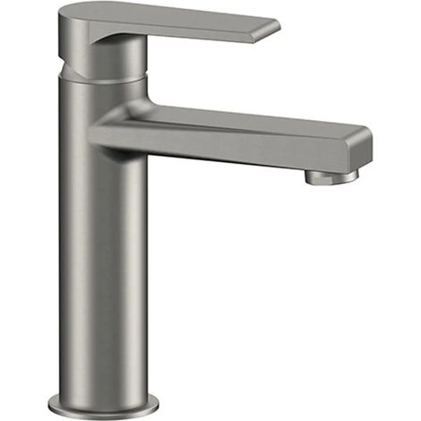 Miscelatore lavabo medio spazzolato Mariani serie Artic scarico incluso (1/4)