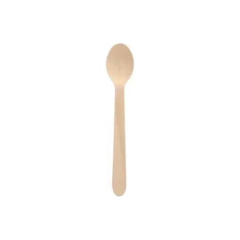 Cuillères en bois 11,0 cm PURE 100 pièces. (1/3)