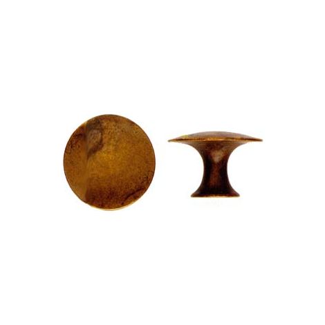 POMOLI PER MOBILI MOD.24459 IN OTTONE ANTICATO- - ø mm.30 - 10 pezzi METALSTYLE