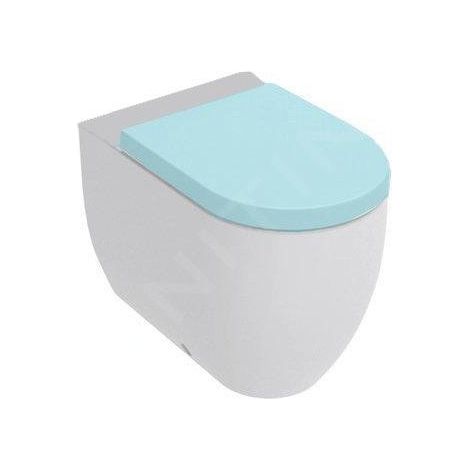 FLO WC Pan 36x60cm, siphon en S/siphon en P, blanc (1/5)