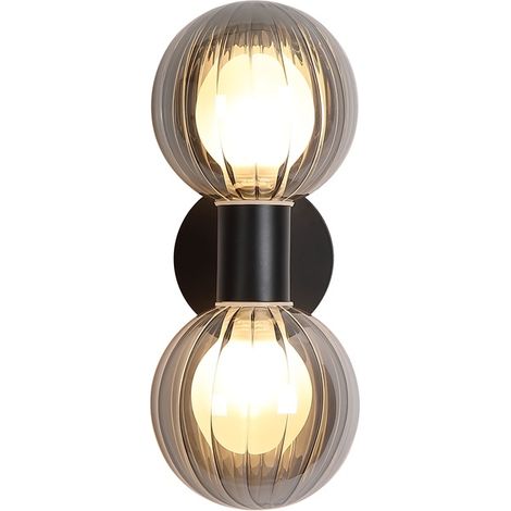 Applique murale Luminsphere Double noir - 30507BK (1/3)