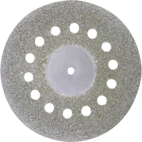 Proxxon - Diamantierte Trennscheibe mit Kühllöchern, Ø 38 mm + 1 Träger - 28846