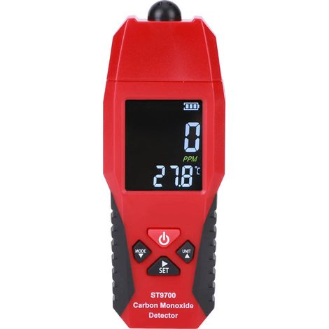 Détecteur de monoxyde de carbone ST9700, testeur de gaz CO portable, moniteur de qualité de l'air, jauge de mesure manuelle (1/5)