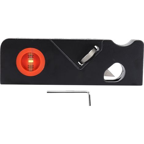 Rabot à chanfreiner bois, outil de finition de bord plat et d’angle, pour bricolage DIY, noir. (1/5)