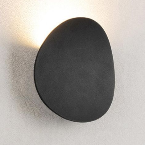 Applique Murale Extérieure Ronde, Lampe de Mur IP65 Étanche, Éclairage de Porche et Jardin Noir (1/5)
