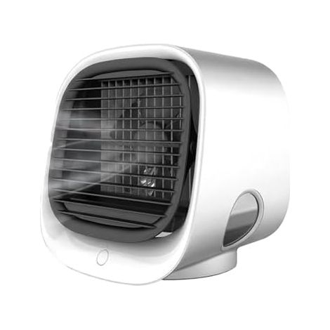 Airabreeze Luftkühler, Airzuma Portable, Airabreeze Air Cooler Kleine Wassergekühlte, Tragbarer Ventilator, Schwenkbar, Ideal Für Zu Hause Und Auf Reisen (Weiß) (1/5)