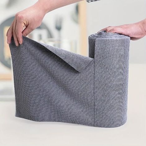 Rouleau de Serviette en Microfibre réutilisable 1 Rouleau de Chiffons de Nettoyage lavables à la Main Serviettes Multi-usages Ultra-Douces pour Voitures, Cuisine, Maison (1/4)
