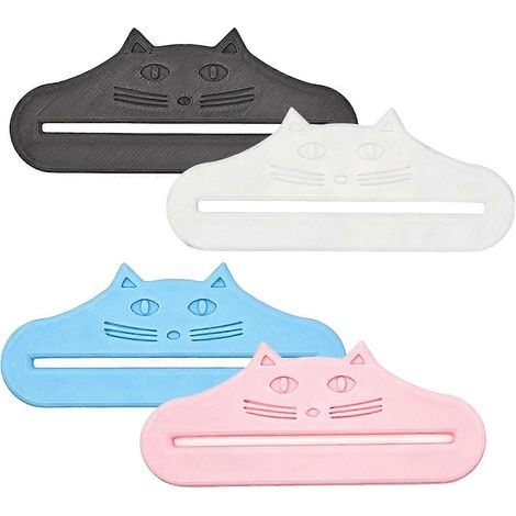 Distributeur de friandises pour chats et chiens (4 couleurs), presse-sachet aliments humides, distributeur nourriture voyage avec sachets inclus (1/5)
