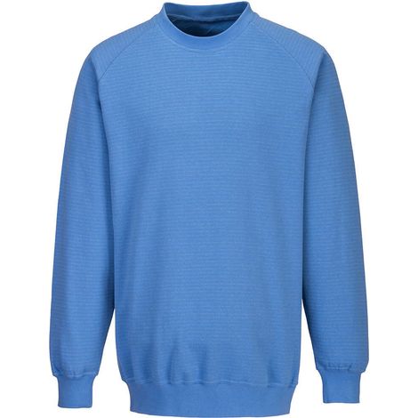 Anti-Statik ESD Sweatshirt Farbe: Blau Hamilton Größe L - Portwest