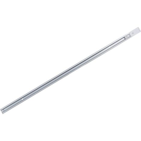 Raíl “Len” para focos IP20 1m superficie de 34mm fabricado en aluminio color blanco (1/3)