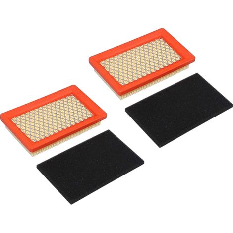 2x Trade-Shop 2in1 Filter-Set (Luftfilter + Vorfilter) ersetzt Gutbrod 092.49.118 092.49.454 092.49.465, Wolf 2098 346, Viking 0002 140 4400 (1/4)