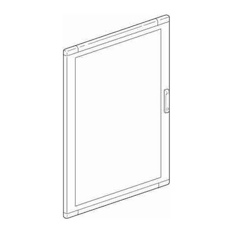 BTI93880V Porta in vetro per armadi LDX400, LDX800